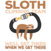 Rock Climber Sloth Climbing Team
