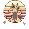 Namaste Chats drôles