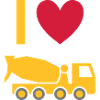 I love concrete mixing vehicles