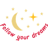 Suivez vos rêves (Lune, Étoiles)