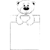Bear in bed