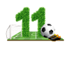 11e anniversaire 11 ans footballeur