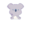 Koala middle finger
