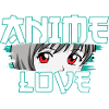 Anime Ansigt Love Kawaii Manga Grafisk Design