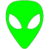 Alien - Vert clair