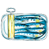 Sardines in a tin