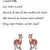 Lustiger lama Spruch