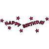 anniversary. HAPPY BIRTHDAY. Happy birthday.