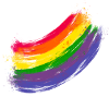 Regenbogen Pride Flagge