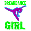 Break dance fille danseuse