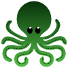 Green Ombre Octopus