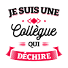 COLLÈGUE QUI DÉCHIRE