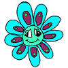 Blume Türkis