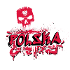 Poland graffiti skull design