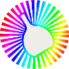 Bocksbeutel Regenbogen