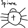 Witziges Spinnen Design
