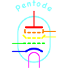 Rainbow Pentode - Vacuum Tube Symbol