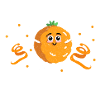 Orange agrumes orange