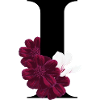 letter I flowered
