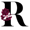 lettre R fleuris