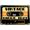 1977 Cassette Mixtape - 44e anniversaire