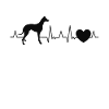 Italian wind chit heartbeat greyhound