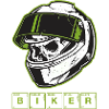 Skull biker