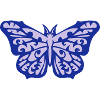 tribal butterfly