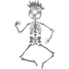 skeleton petanque