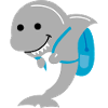 Shark Backpack School