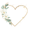 Heart flowers customizable