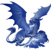drache ,bleu,peinture,graffiti,aquarelle
