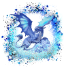 dragon,blue,painting,graffiti,ink,illustration
