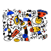 Illustration Miró-Style