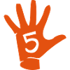 5 fingers hand