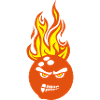 bowling face cartoon flame feroce
