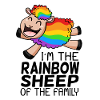 Rainbow Sheep - LGBT Sheep Family Gift