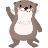 la loutre sußer winkt