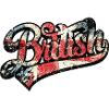 British Pride Distressed Script Tee