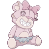 Pastell Gothic Bär