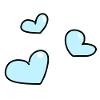 blue hearts