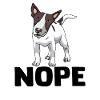 Bull Terrier Nope
