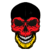 Germany Flag Skull