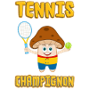 Tennis Mushroom (Champion) Comicstyle