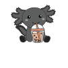 Snaxolotl Axolotl Bubble Te Lovers Søde dyr