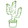 No Hugs Distance Cactus