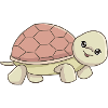 Cute cartoon turtle illustration