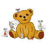 Mäuse nähen Teddy