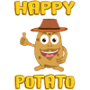 Happy Potato - Glückliche Kartoffel