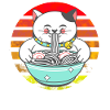 Chinois chat nouilles chinoises